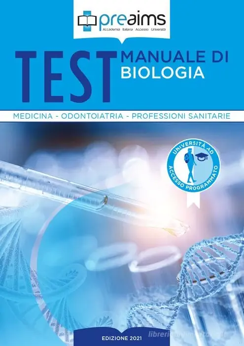 Copertina del Manuale di Biologia di cui il Dott. Piergiorgio Porro è coautore