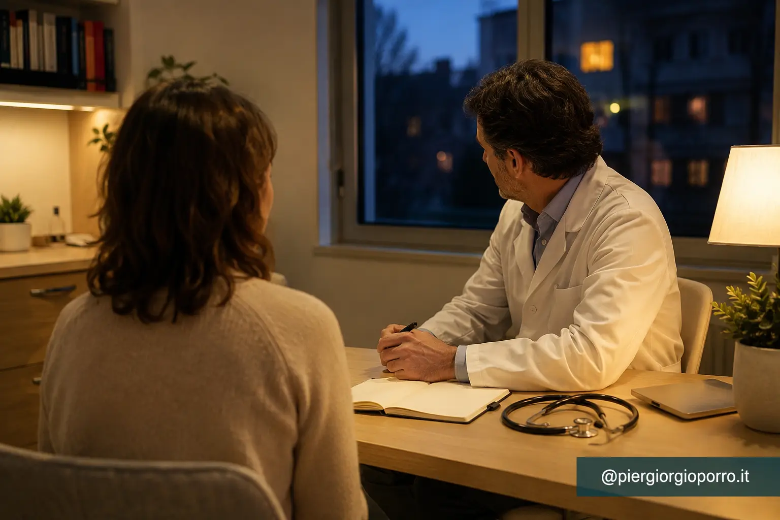 Colloquio medico in un servizio di Continuità Assistenziale sanitaria